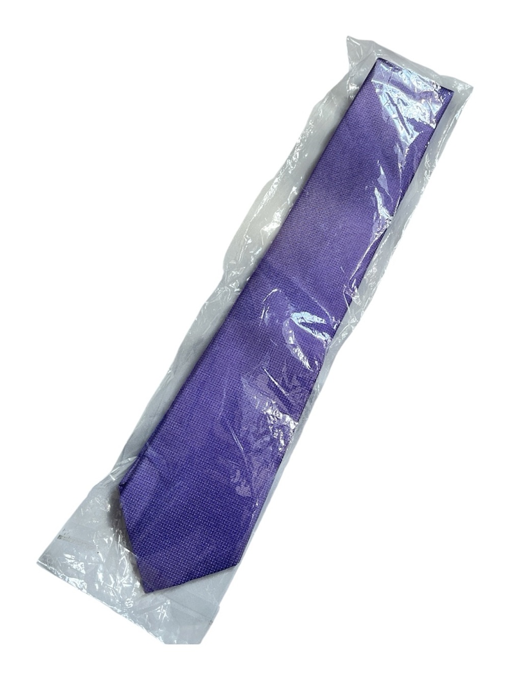 New Men's Nordstrom Purple Solid Necktie - Classic Formal